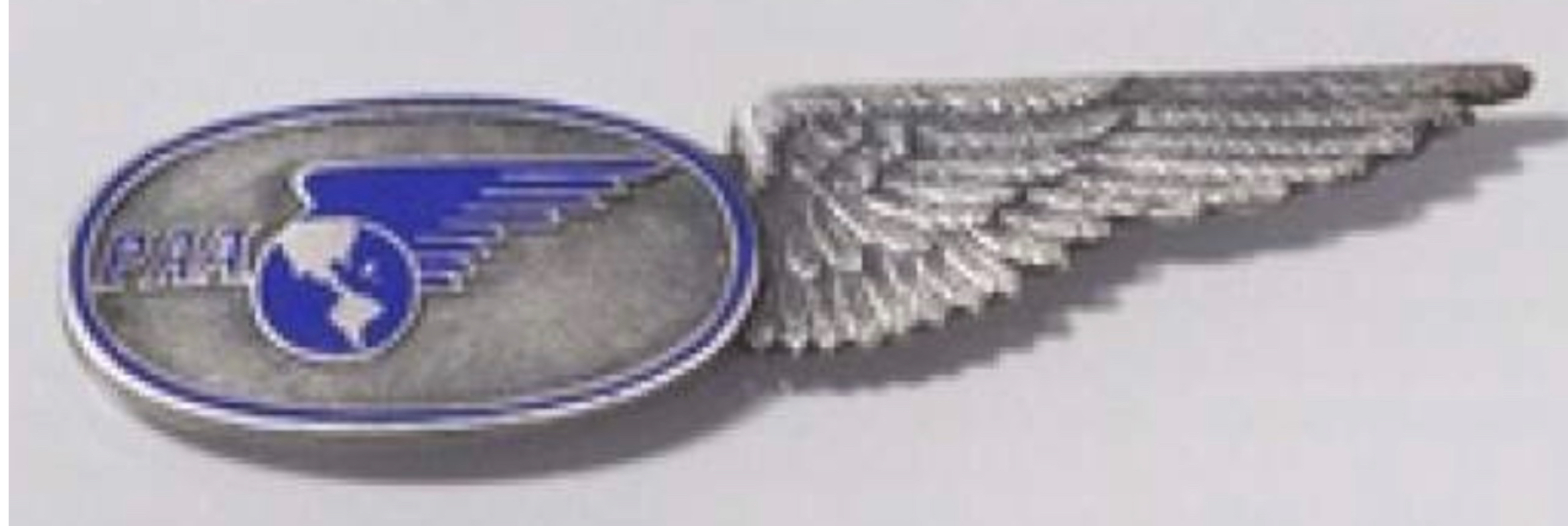 Image of Pan American Airways (PAA) (Pan American World Airways) (Pan Am) First Officer (Co-pilot) wing