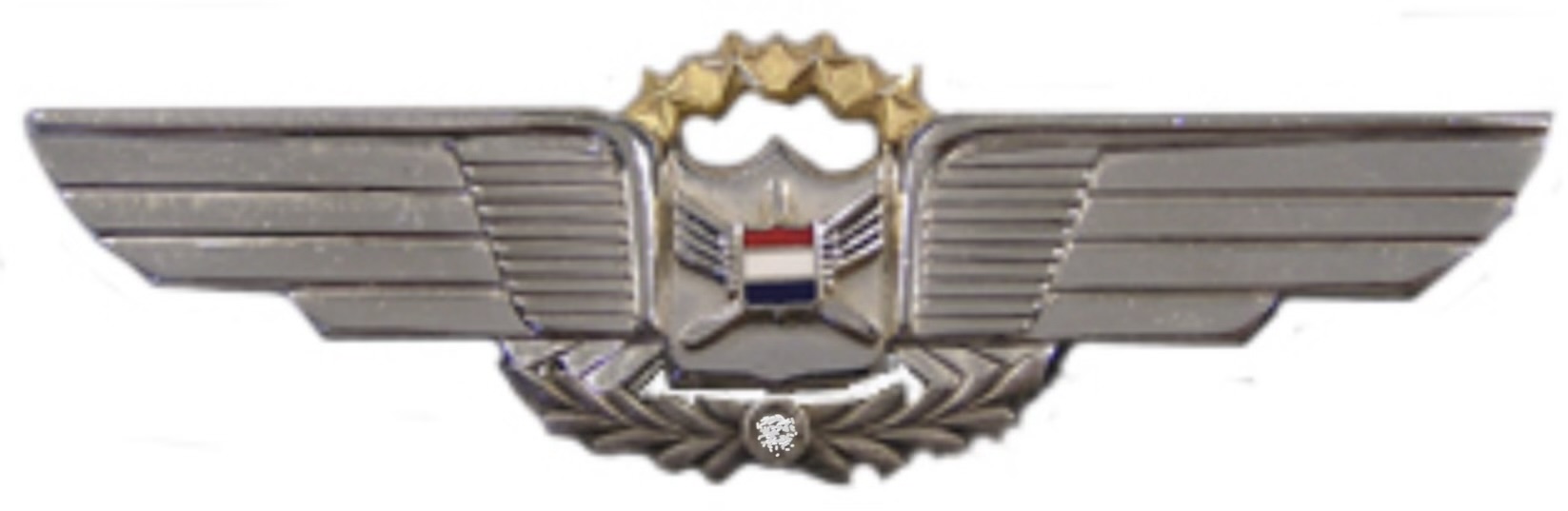 United Air Lines Pilot - 1 Diamonds with wreath (30 - 34 years of service)