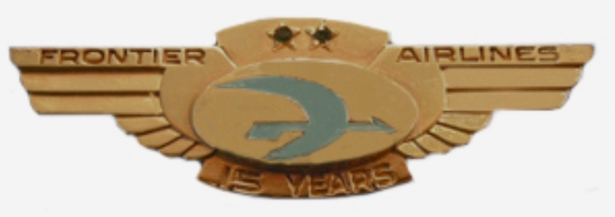 Frontier Airlines 15 years of service