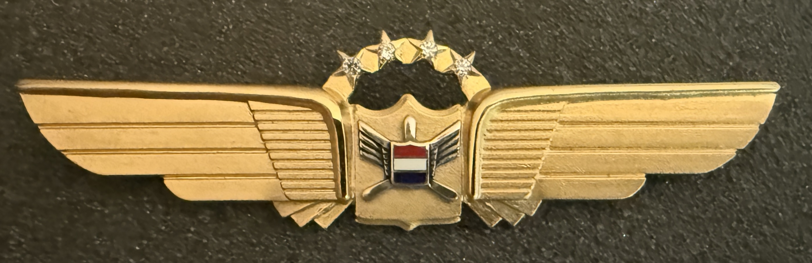 United Airlines Pilot - 4 Diamonds (25 - 29 years of service)